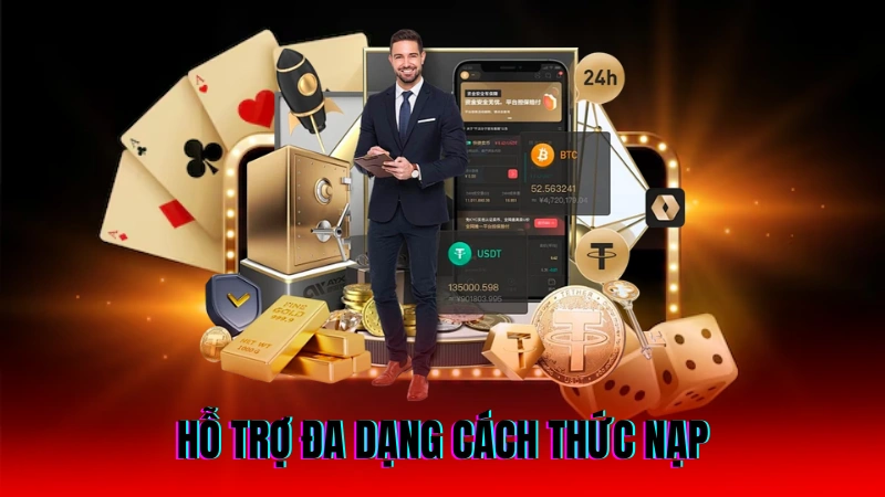 Nạp Tiền UW88 – Giao Dịch Nhanh, Nhận Thưởng Liền Tay 3 Hỗ trợ đa dạng cách thức nạp